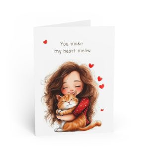 animal lover greeting card